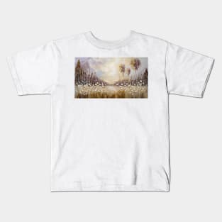 3D flowers - creamy and textured painting 1 Kids T-Shirt